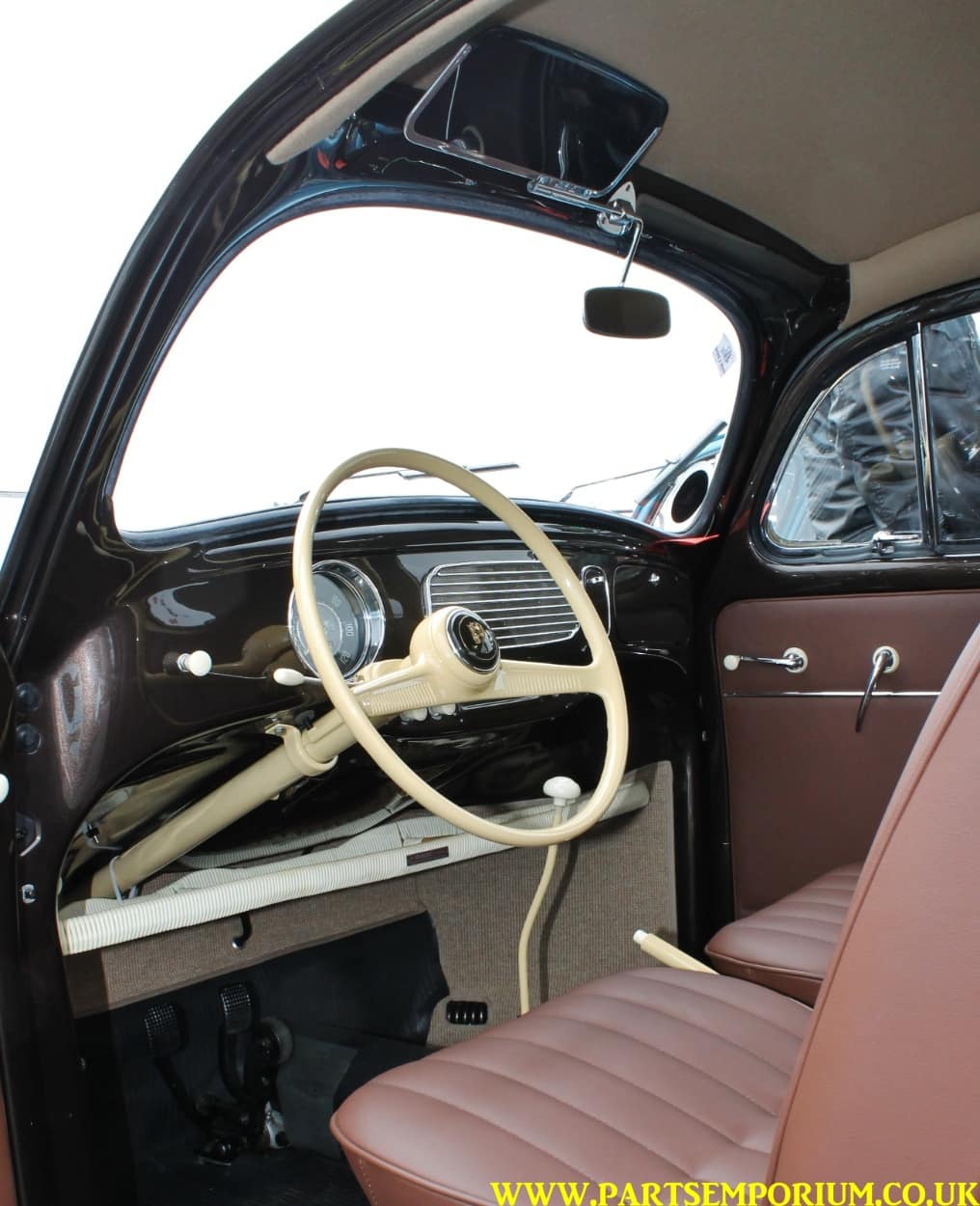 Show Car. 1956 Oval. Chocolate brown Metallic. Brown Leather interior. - Image 13