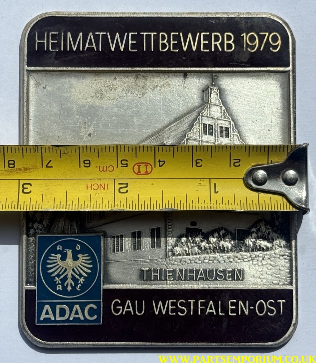 German ADAC grill badge 1979 Heimatwettbewerb Thienhausen Gau Westfalen-ost - Image 2