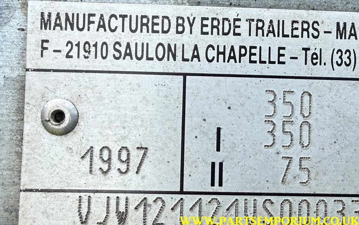 Erde Tipping Trailer - Great for Camper van - Image 12
