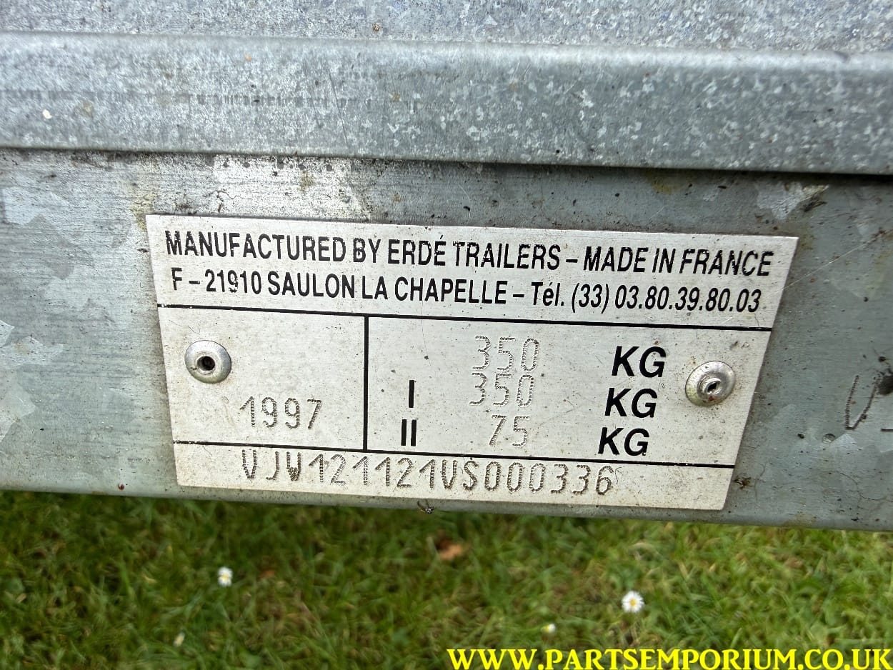 Erde Tipping Trailer - Great for Camper van - Image 6
