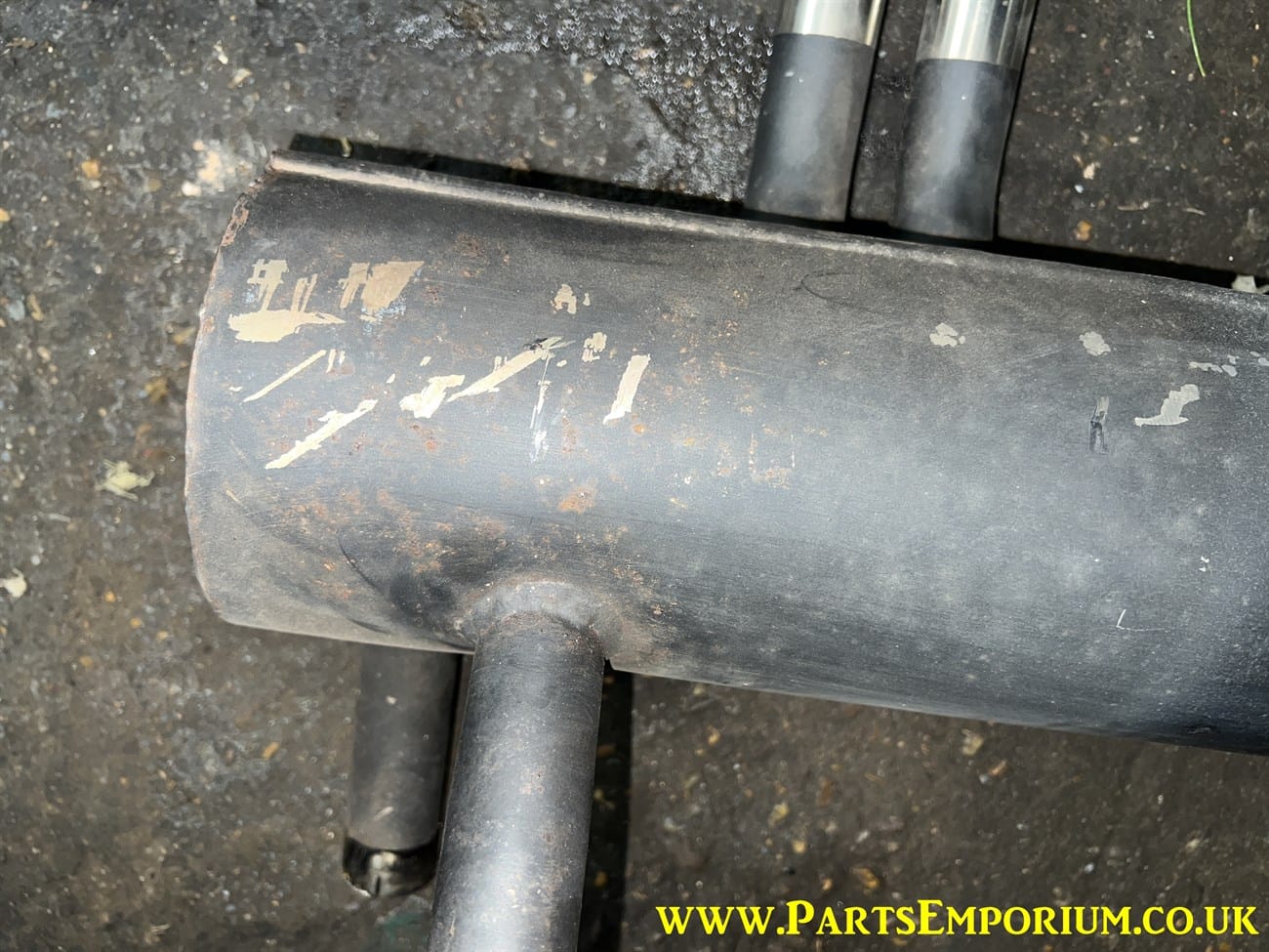 Vintage Speed Abarth style 4 Tip Exhaust VW Air Cooled - Image 2