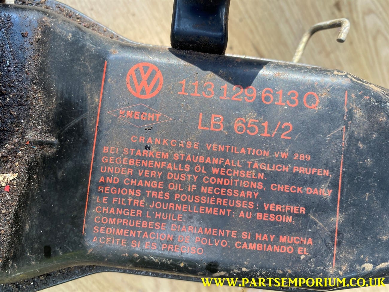 Beetle air filter U - Sold for rebuild / Spares - Image 7