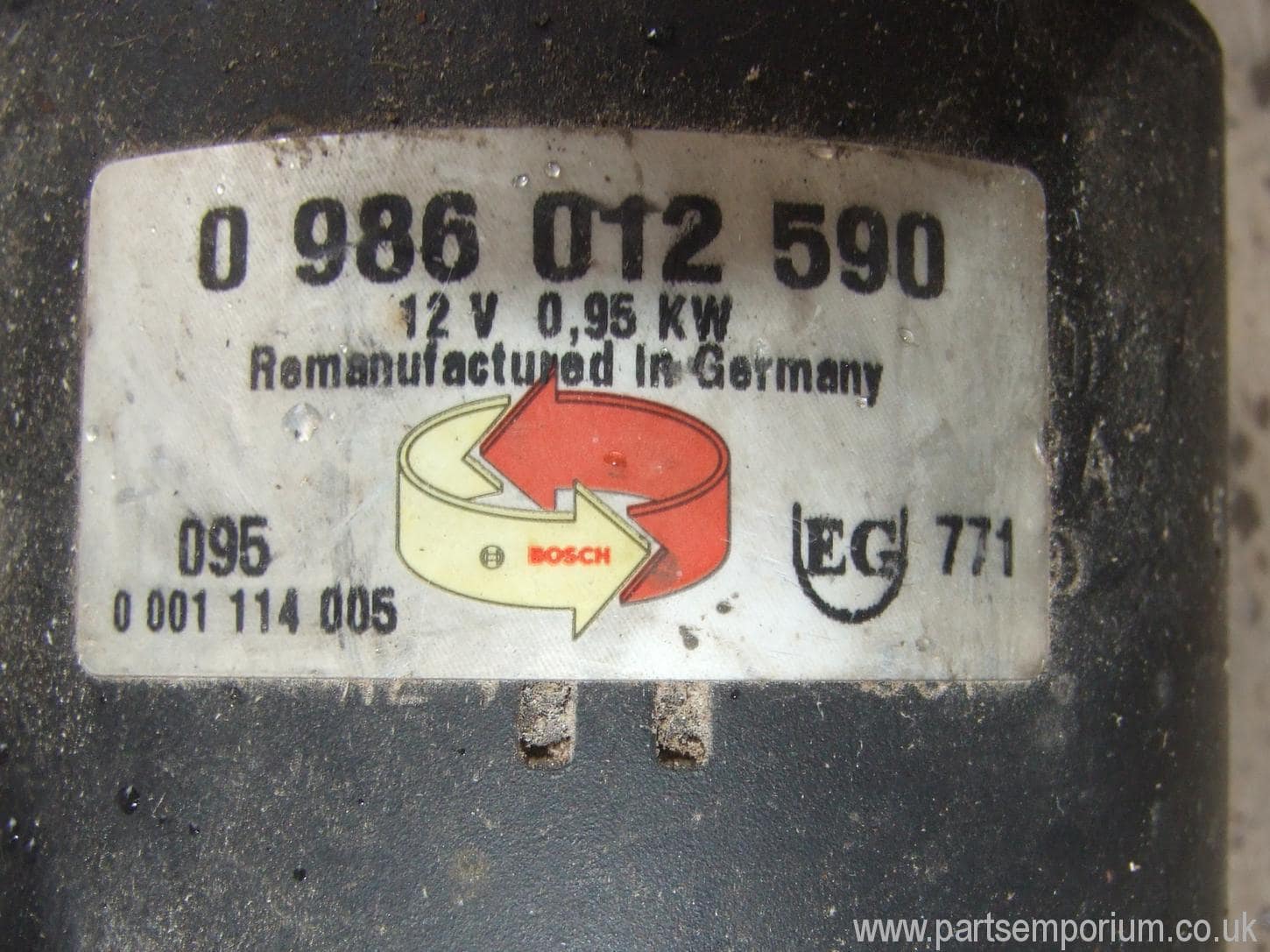Starter Motor VW Scirocco Coupe Jetta MK2 Golf Caddy - Image 3