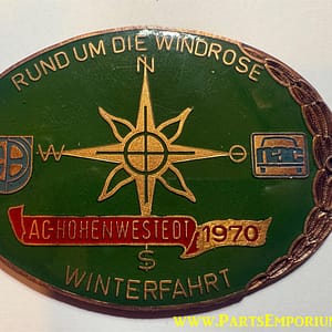 German Winterfahrt grill badge Plaque