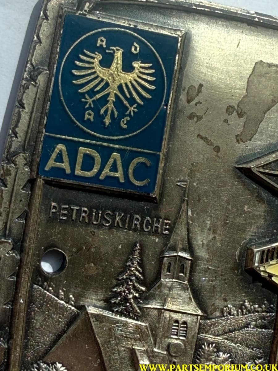 German ADAC Car Grill badge - Willy Reinmuth Gedachnisfahrt Stutgart 1974 - Image 8