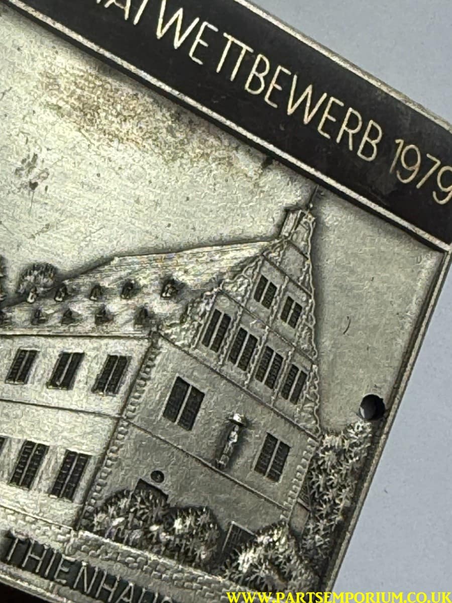 German ADAC grill badge 1979 Heimatwettbewerb Thienhausen Gau Westfalen-ost - Image 5